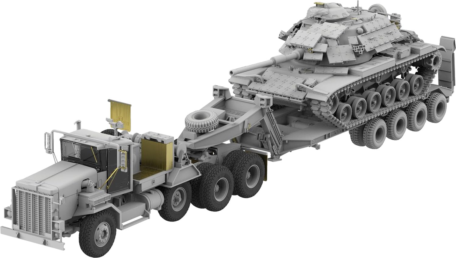 Amazon | タコム 1/72 M911 C-HET 戦車運搬車 w/M747 重装備セミ